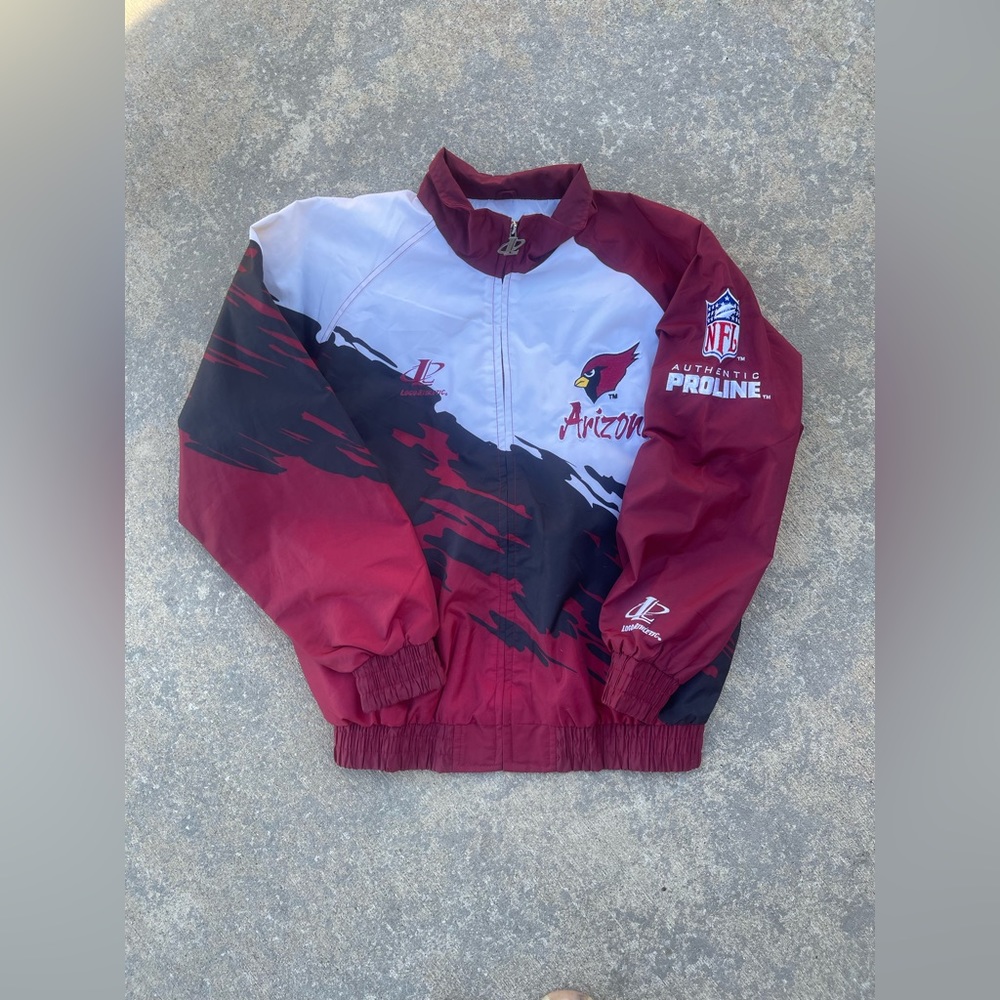 90s Logo Athletic Cardinals Sports Jacket